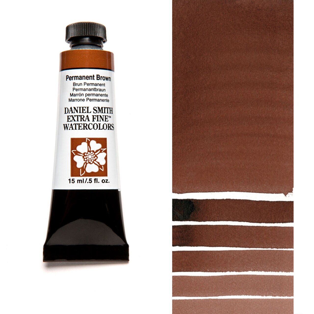 Daniel Smith Extra Fine Watercolors - Permanent Brown, 5 ml Tube
